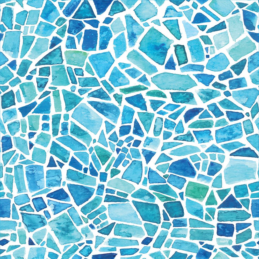 Home Decor Line Blue Mosaic Premium Window Film The Home Depot Canada