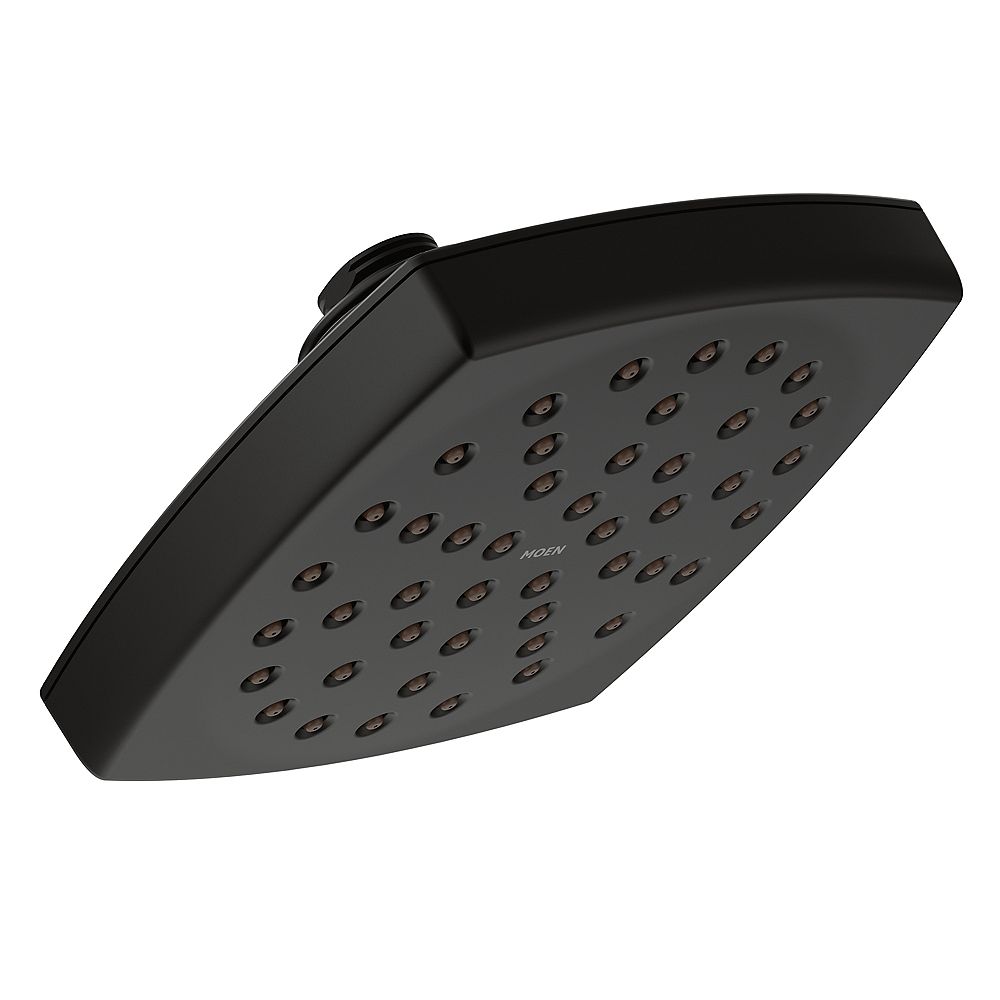 MOEN 1Function Rainshower In Matte Black The Home Depot Canada