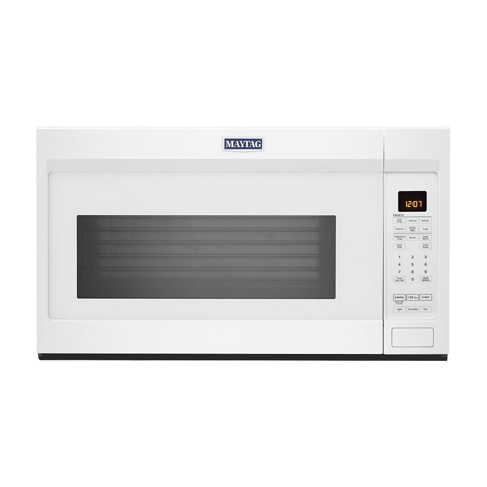 Maytag 1.9 cu. ft. Over the Range Microwave in White The Home Depot Canada