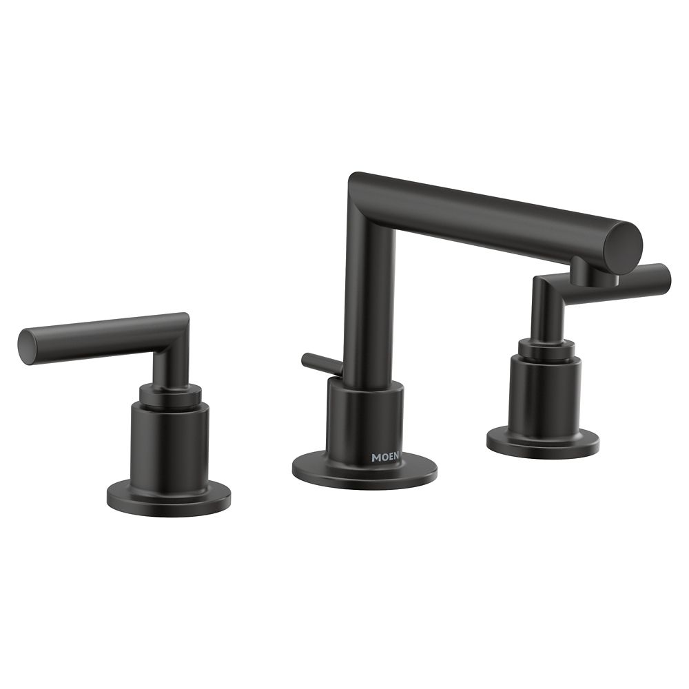 MOEN Arris Widespread Lav Faucet In Matte Black The Home Depot Canada   P 1001520201 