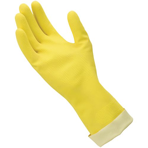 HDX 2 Pair Yellow Rubber Gloves