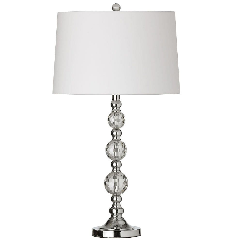 Dainolite 1 Light Crystal Table Lamp