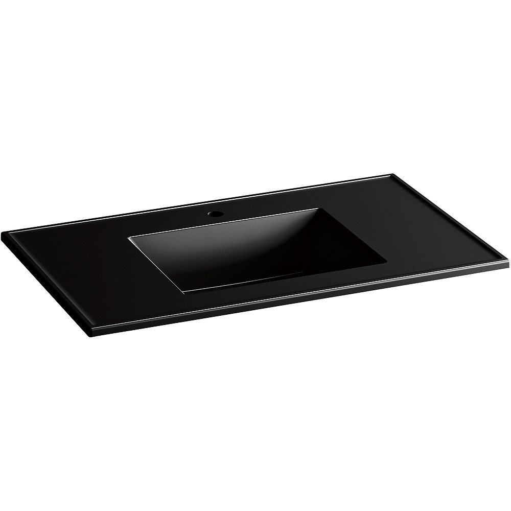 KOHLER Ceramic/Impressions 37 inch Rectangular VanityTop Bathroom Sink