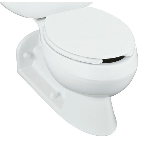 Barrington Elongated Rear Outlet Toilet Bowl with Antimicrobial Finish, Less Seat