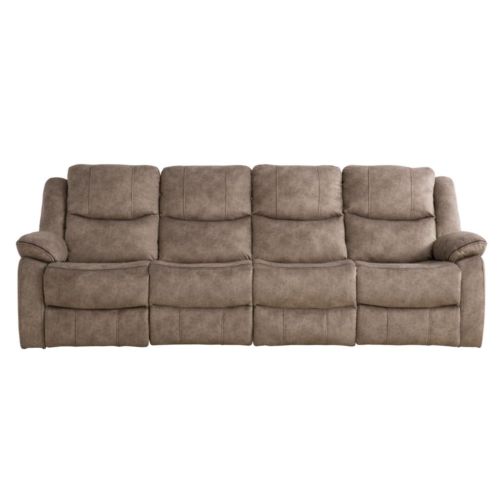 fabric 4 seater recliner sofa