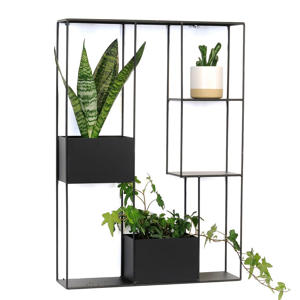 Wicker Bay Plant Decor Shelf The Home Depot Canada