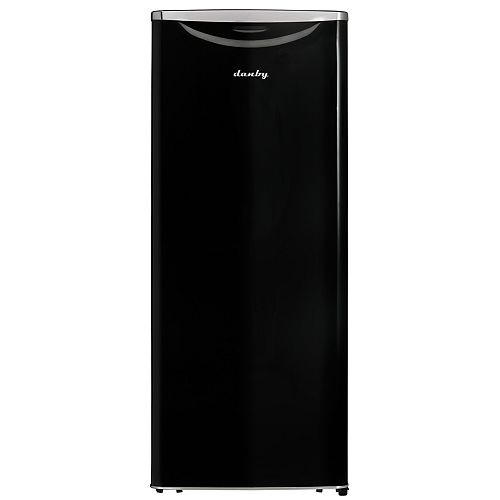 11 cu.ft. Contemporary Classic Apartment Size Refrigerator - Black