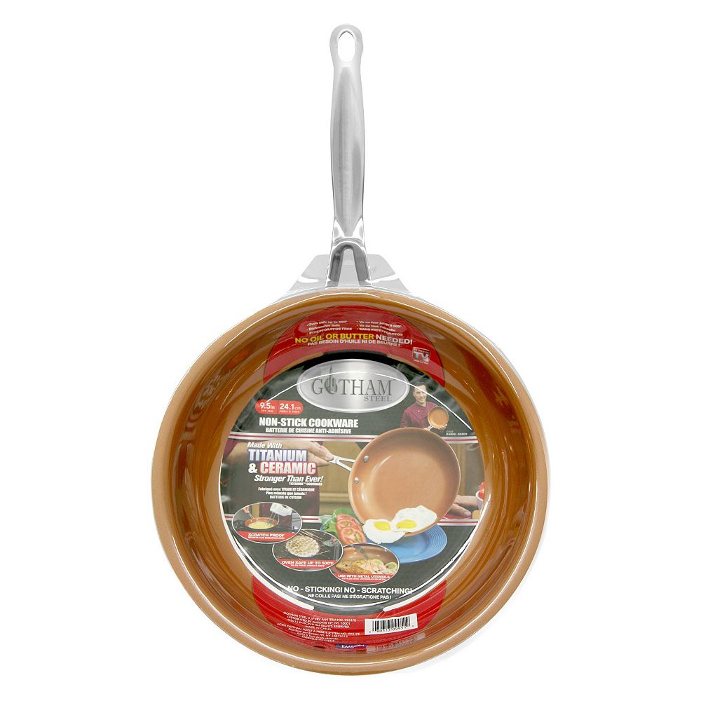 Gotham Steel 9 5 In Non Stick Ti Ceramic Fry Pan The Home Depot Canada