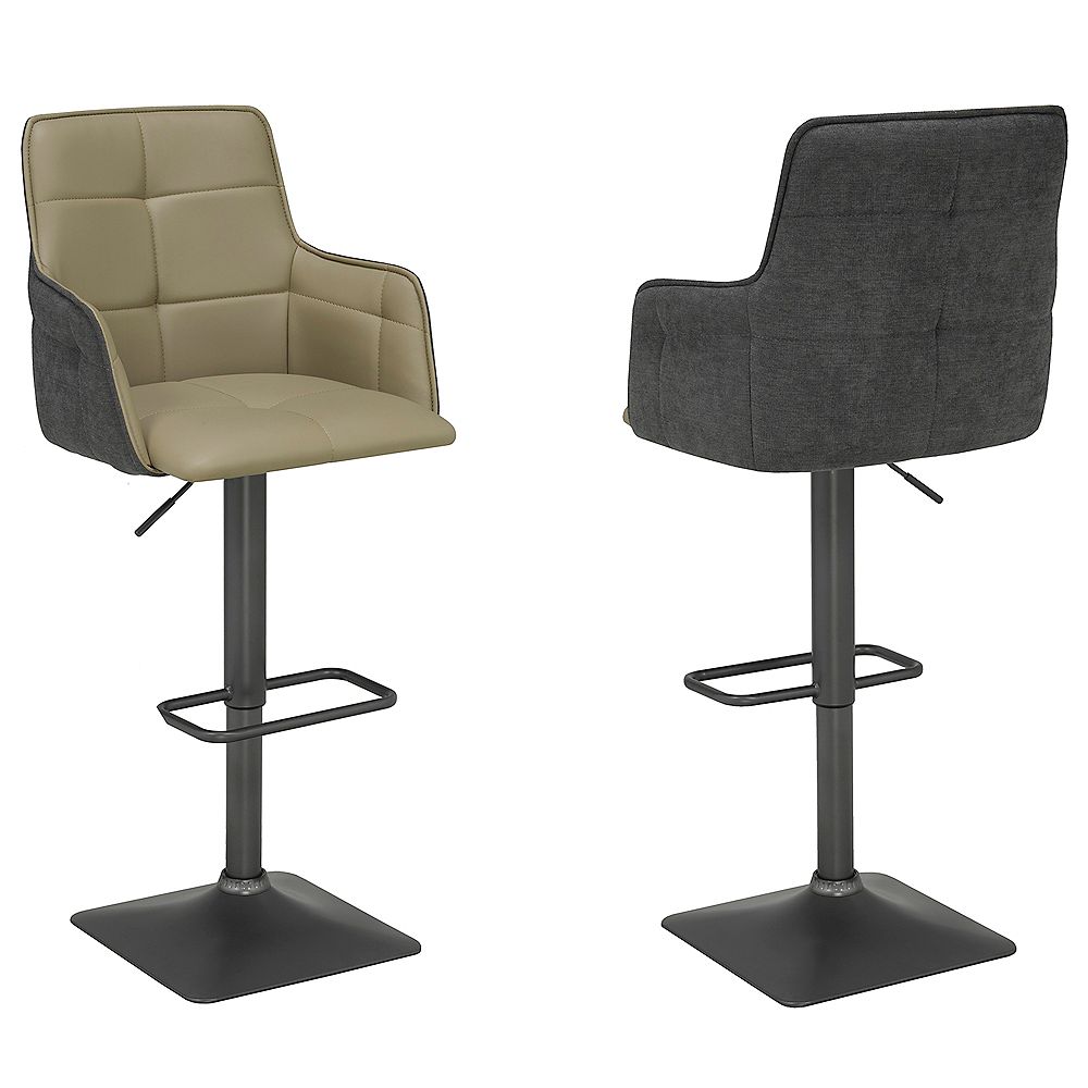 !nspire Air Lift Stool-Set of 2, Taupe | The Home Depot Canada