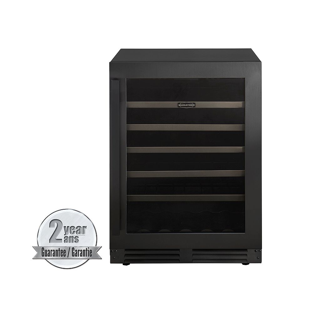 Marathon 24 inch. Black Steel BuiltIn Beverage Cooler The Home Depot Canada