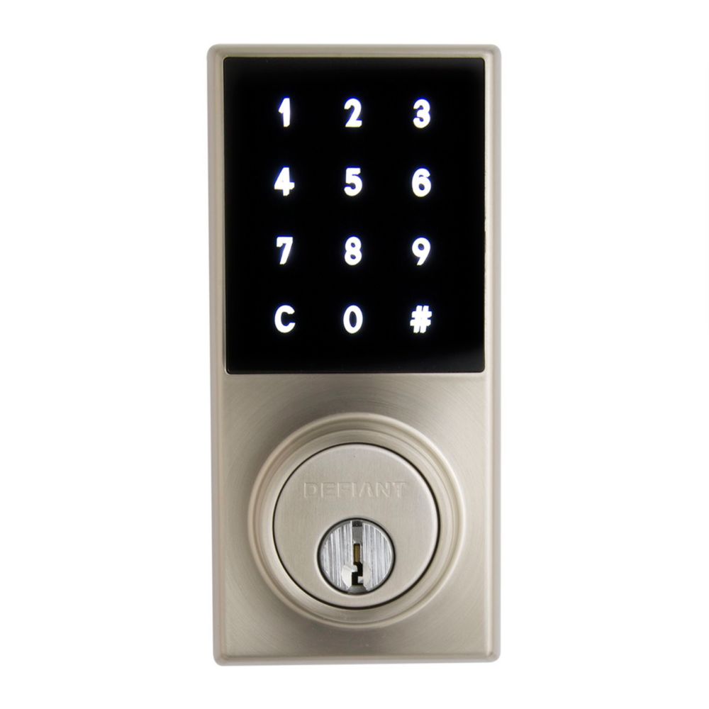 defiant electronic keypad deadbolt manual