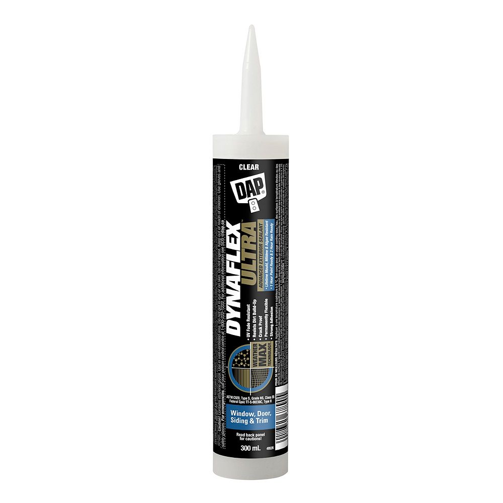DAP DYNAFLEX ULTRA Advanced Exterior Sealant Clear The DAP DYNAFLEX ULTRA Advanced Exterior Sealant Clear The