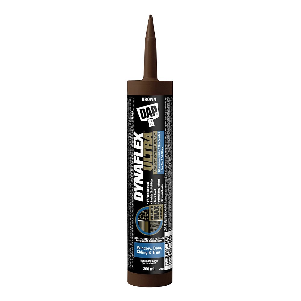 DAP DYNAFLEX ULTRA Advanced Exterior Sealant Brown The DAP DYNAFLEX ULTRA Advanced Exterior Sealant Brown The