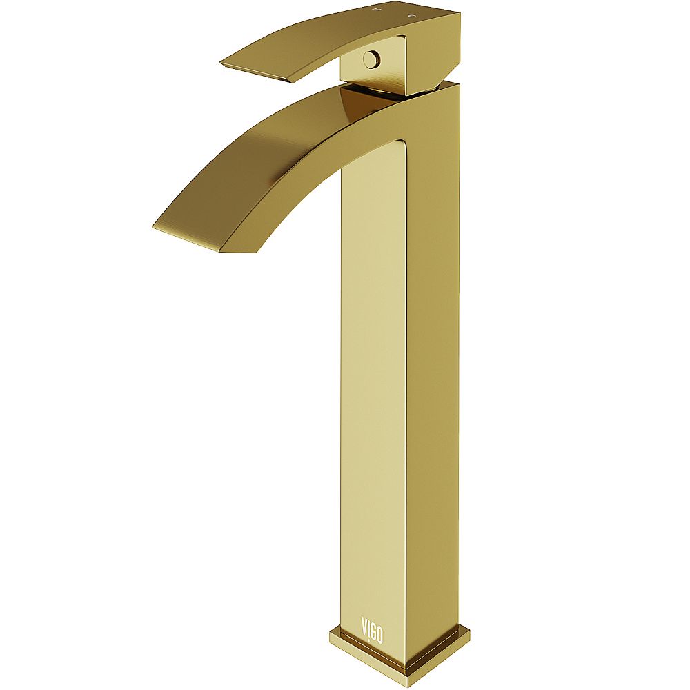 VIGO Duris Single Hole SingleHandle Vessel Bathroom Faucet in Matte