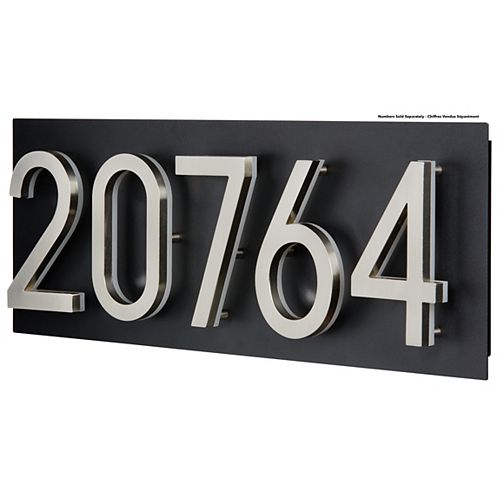 Address Plaque for LED Backlit Numbers - Large