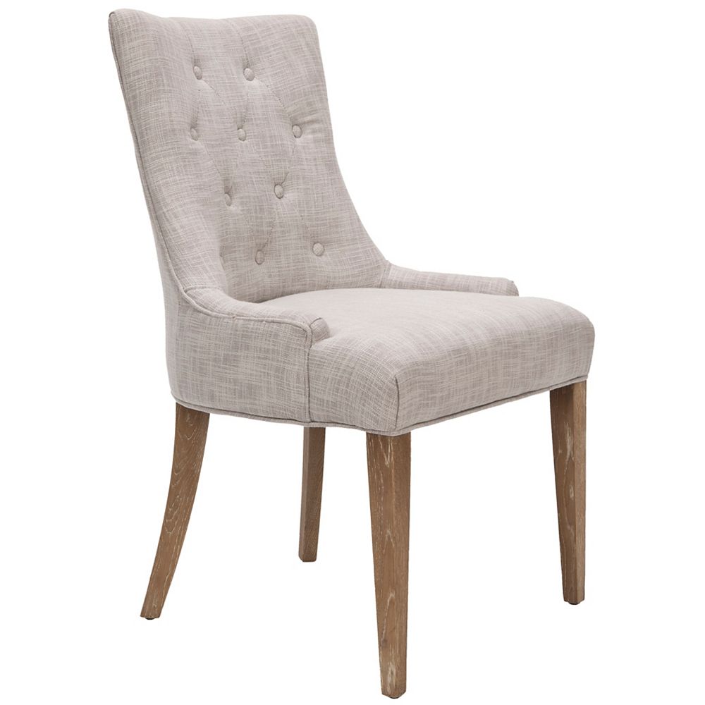 Safavieh Becca Grey Polyester Blend Dining Chair | The Home Depot Canada
