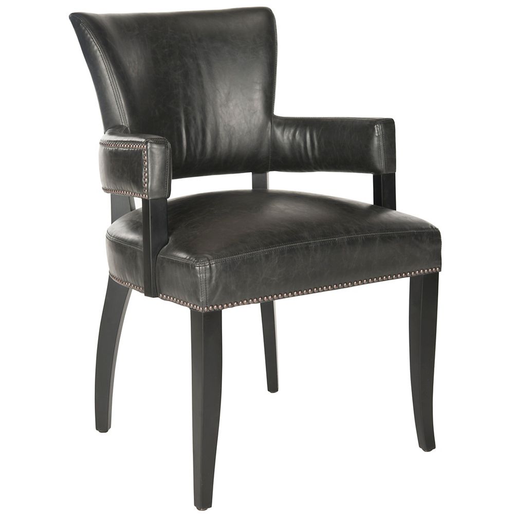 Safavieh Desa Antique Brown/Black Arm Chair The Home