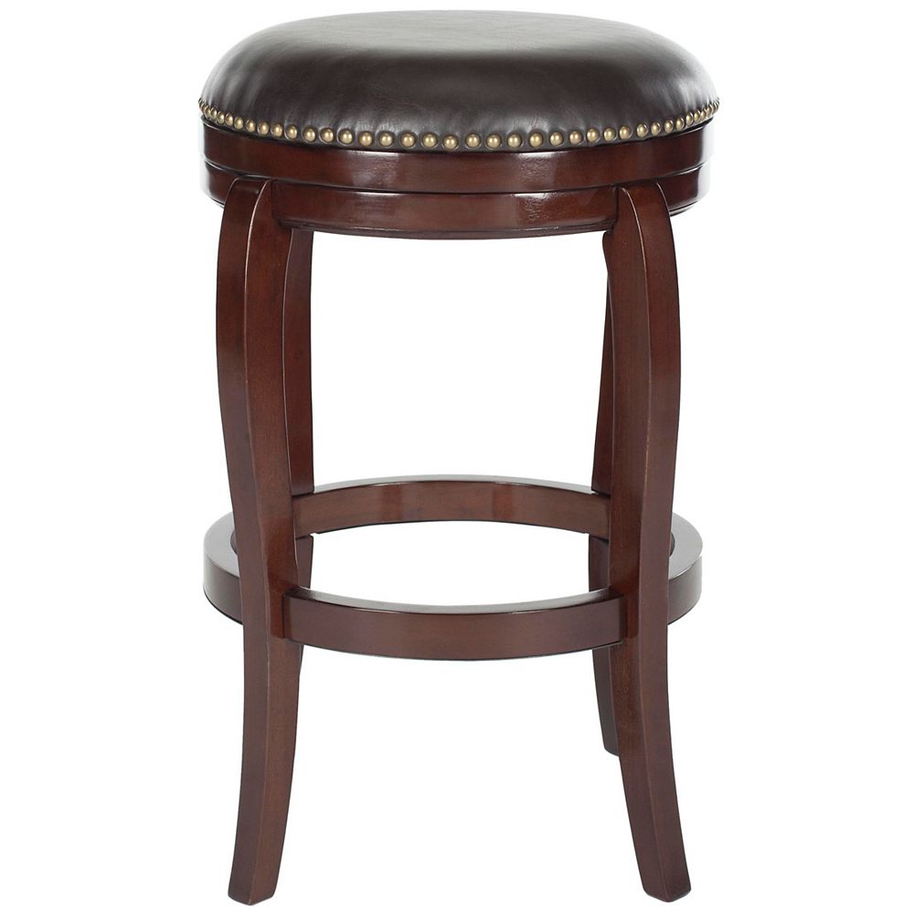 Safavieh Nuncio 29 in. Sierra Brown/Brown Bar Stool | The Home Depot Canada