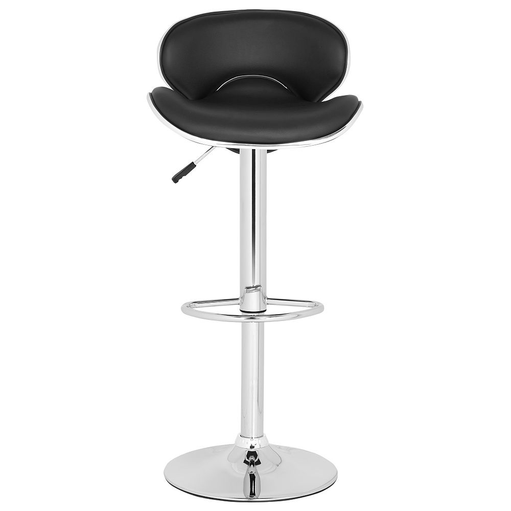 Safavieh Shambi 31.7 in. Black Bar Stool The Home Depot Canada