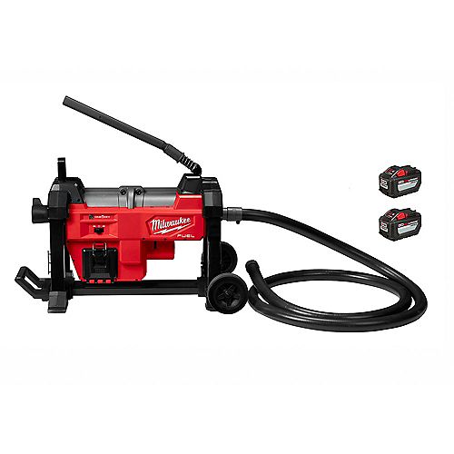 M18 FUEL 18V Li-Ion Brushless Cordless Sewer Sectional Machine Kit w/ (2) 12.0Ah Batteries & Charger