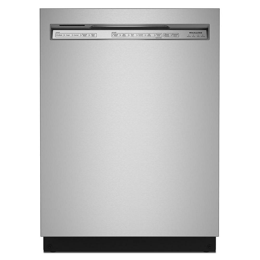 KitchenAid Front Control Dishwasher with Third Level Rack in