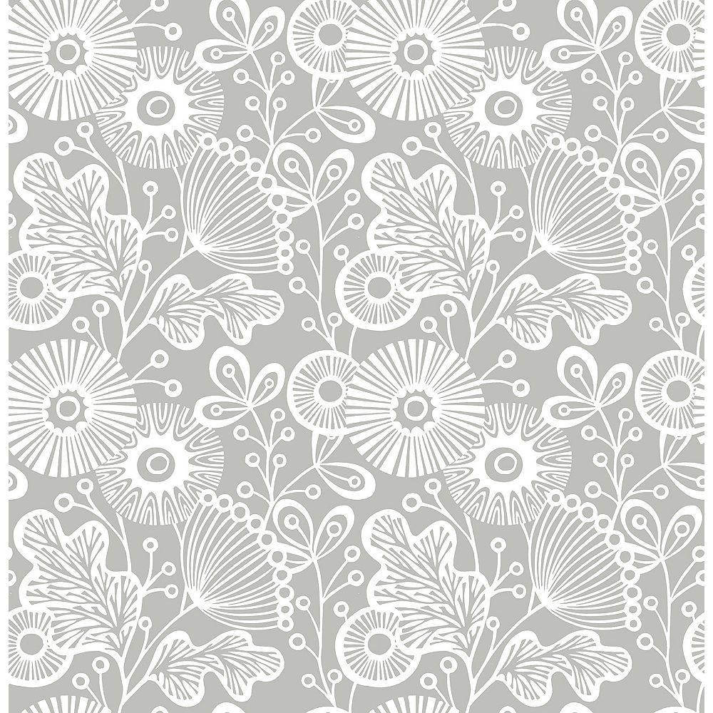 Nuwallpaper Mia Peel Stick Wallpaper The Home Depot Canada