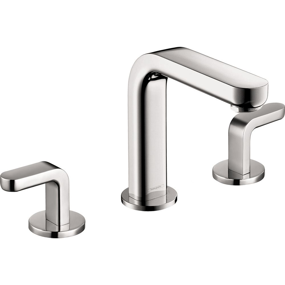 Hansgrohe Metris S 8 -inch Widespread 2-Handle Mid-Arc Bathroom Faucet in Chrome | The Home 