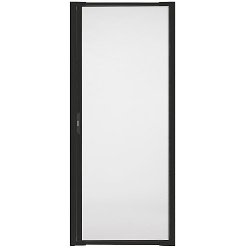 Luminaire Retractable Screen for Single Doors 32-inch to 36 inch Wide in Black