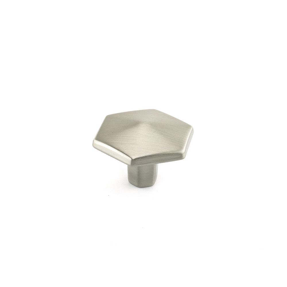 Richelieu 1 1/2inch (38 mm) Brushed Nickel Transitional Knob