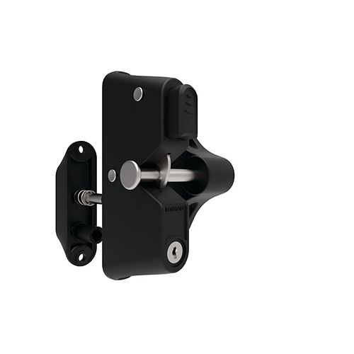 Locking Latch Two Sided - Black