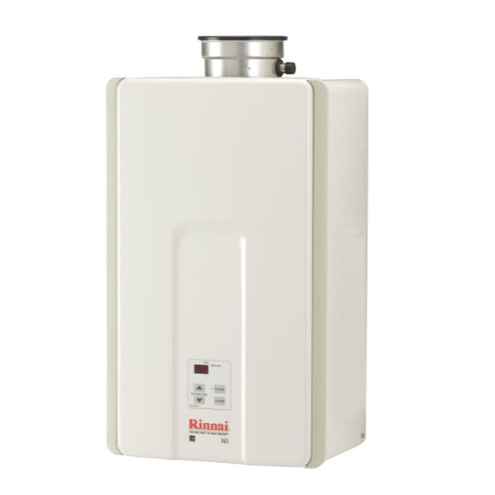 Rinnai V65in Residential Interior Tankless Water Heater 150 000 Btu The Home Depot Canada