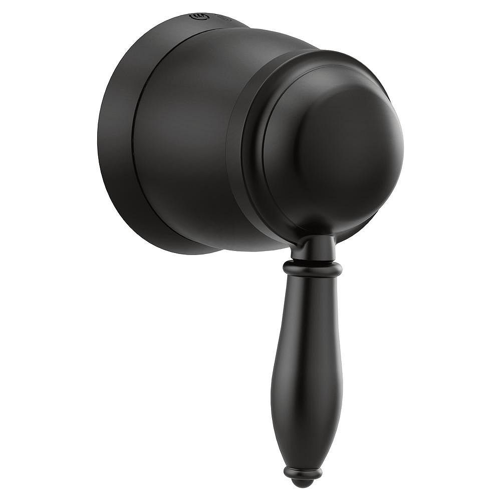 MOEN Weymouth Volume Control Trim In Matte Black (Valve Sold Separately ...