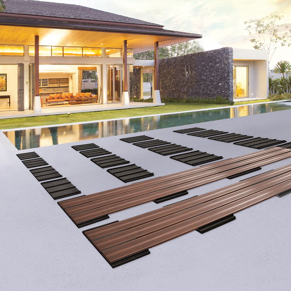 Multy Home Multydeck Rubber Base For 6 Inch Deck Boards The Depot Canada Multy Home Multydeck Rubber Base For 6