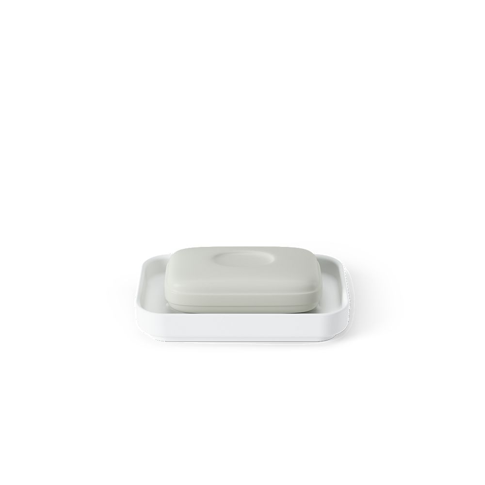 Umbra Scillae Rectangular Soap Dish White The Home Depot Canada