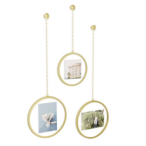 Fotochain Circular Photo Display Gold