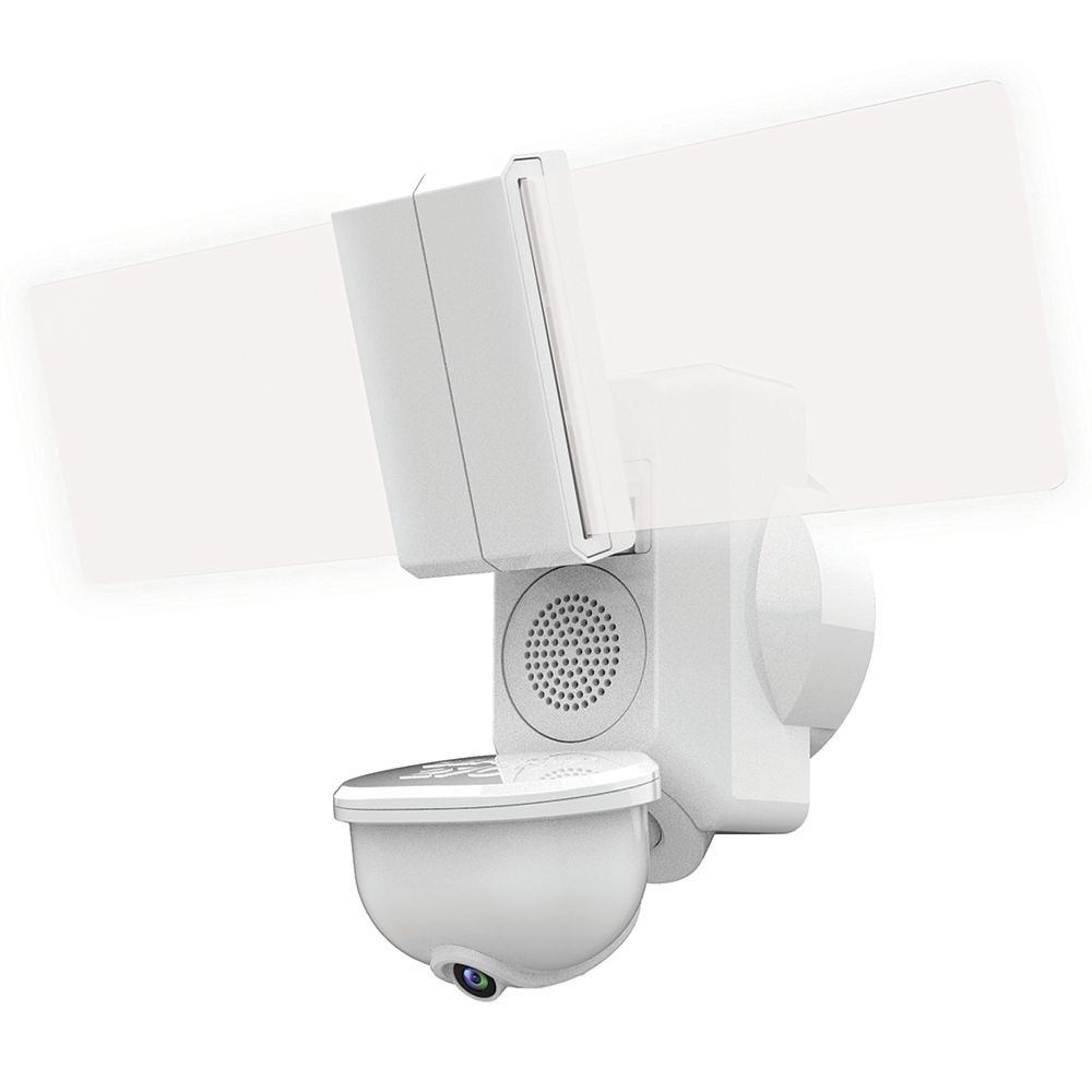 heath zenith motion sensing hardwired halogen white security light