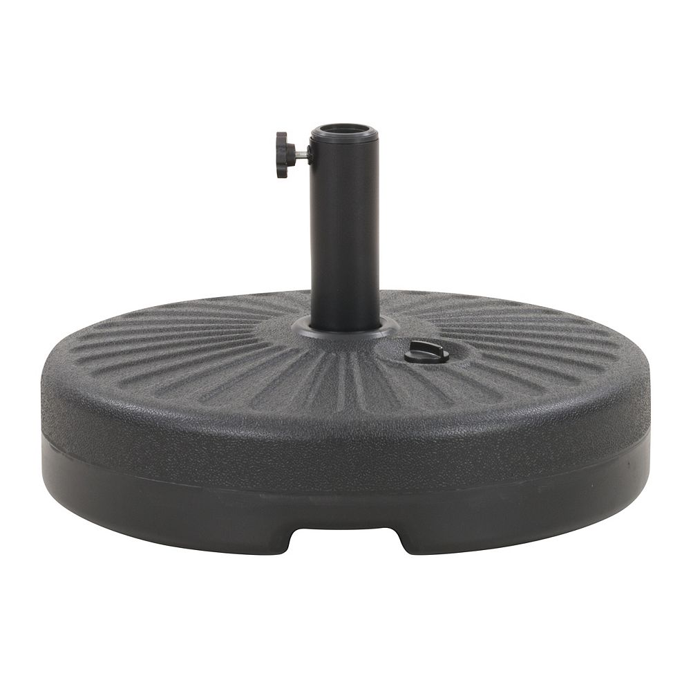 Corliving CorLiving Round Umbrella Base with SteelLined Attachment