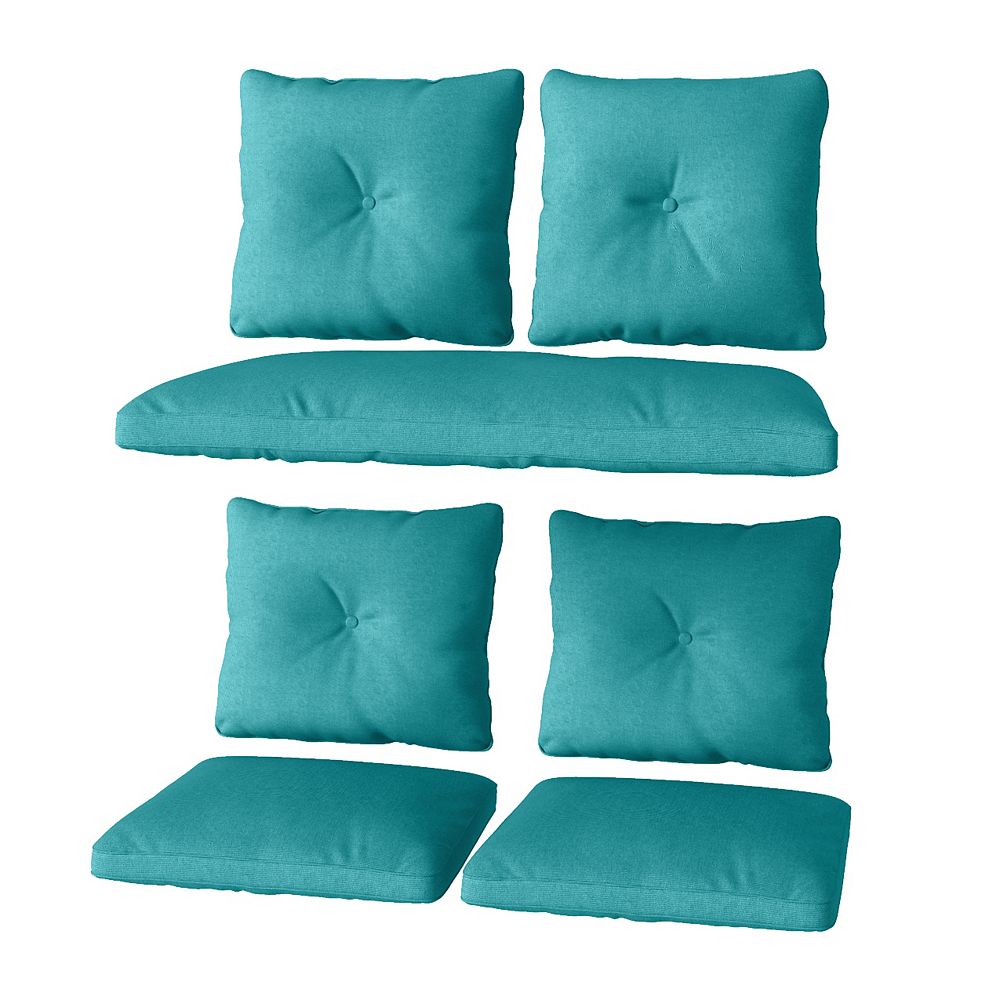 Corliving Blue Replacement Cushion Set | The Home Depot Canada