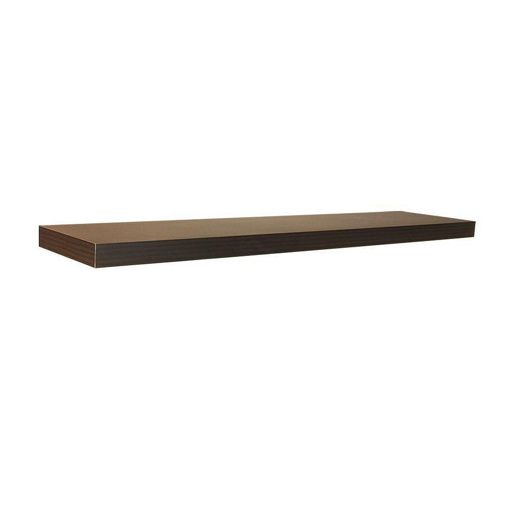 Home Decorators Collection 42 inch Espresso Floating Shelf The Home Depot Canada