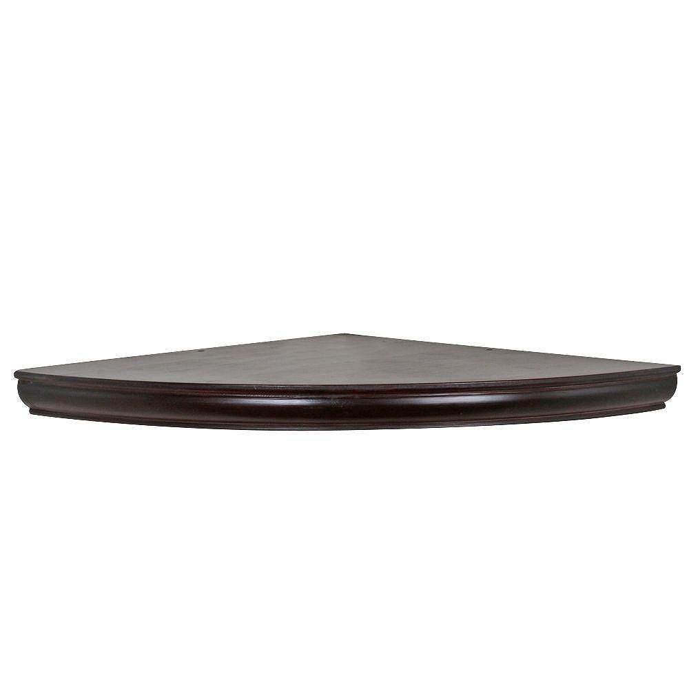 Home Decorators Collection 18 inch Espresso Profile Floating Corner