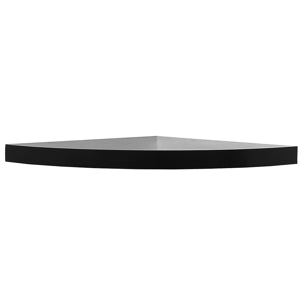 In Place 18 inch X 18 inch X 1.5 inch Large Floating Corner Shelf The