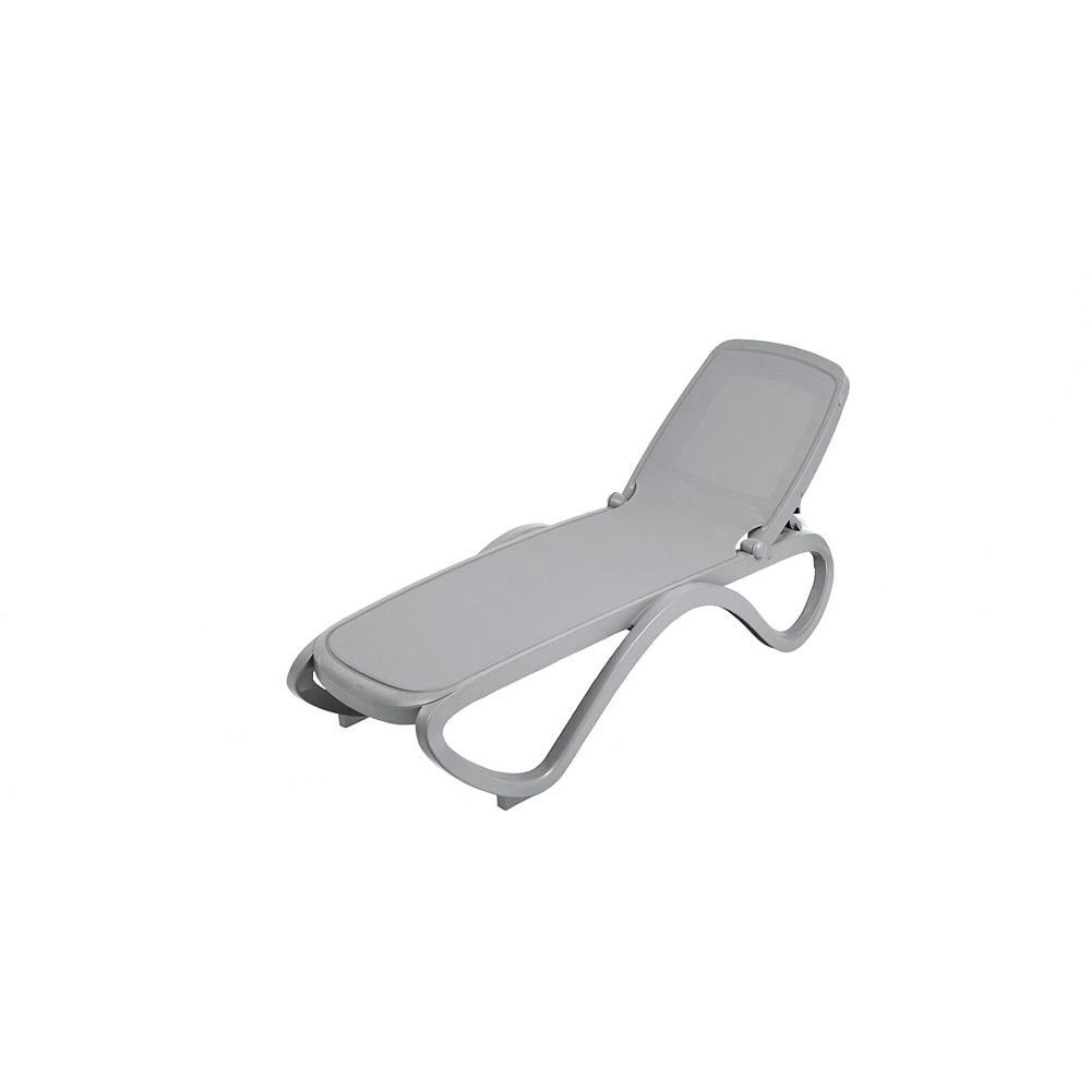 Nardi Omega Chaise Lounge (Cement Grey) | The Home Depot Canada