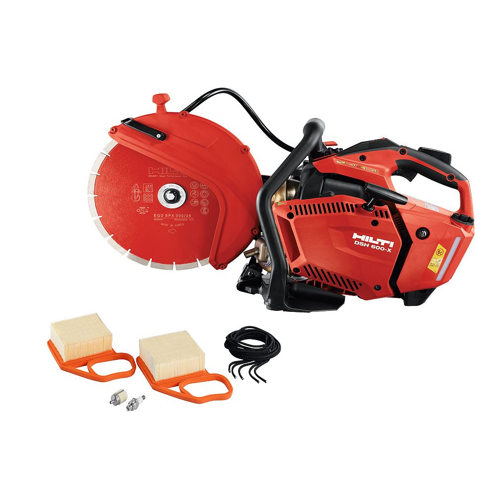 Hilti DSH 600X 12 in. Hand Held Gas Saw with 12 in. SPX Diamond Saw