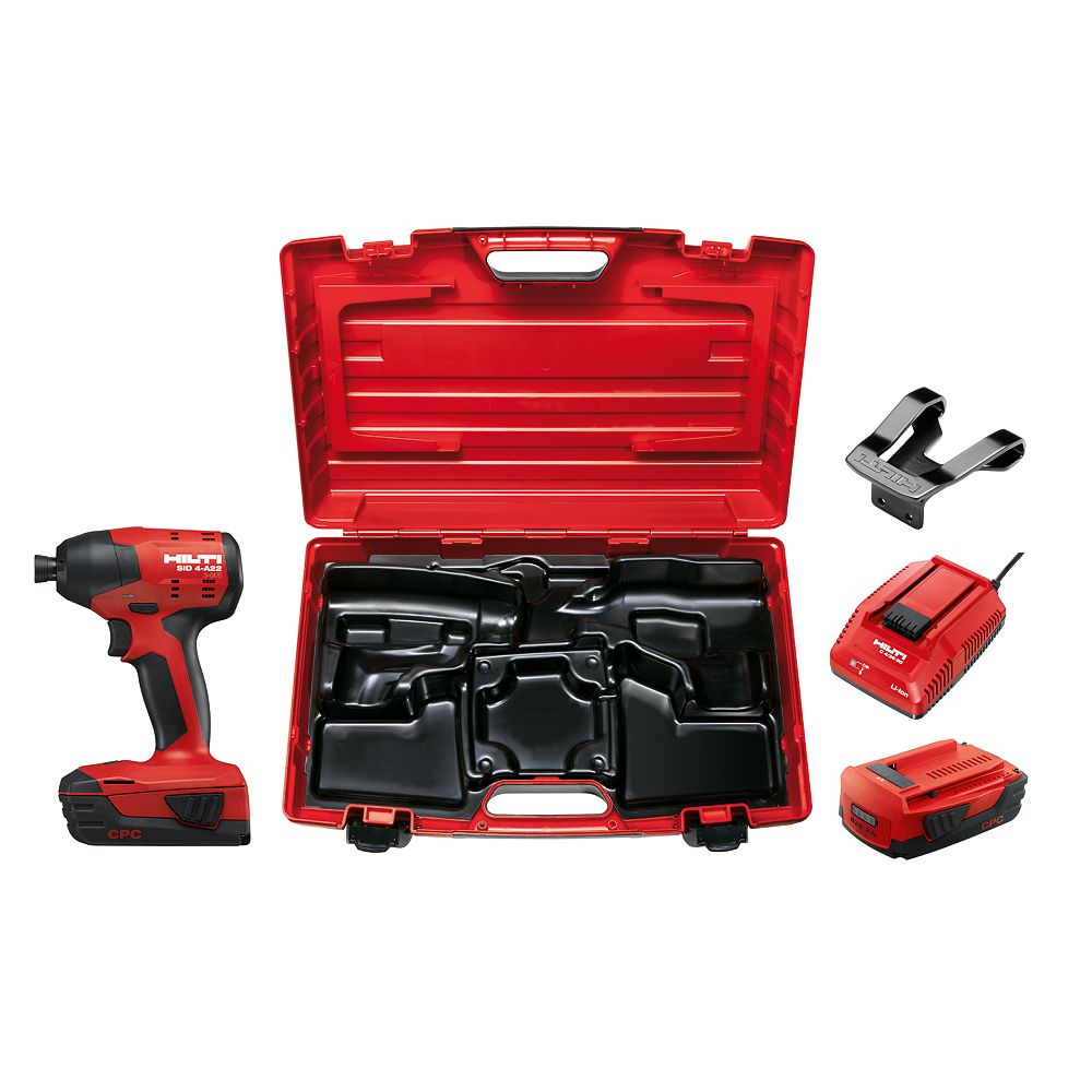 Hilti Visseuse A Chocs A Batt 22 V Sans Balais A Embout Hex Po Sid 4 A 3 Vit Avec Cof Home Depot Canada