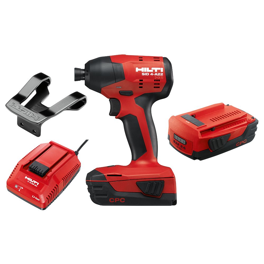 Hilti 22Volt 1/4 in. Hex Cordless Brushless SID 4 Compact Impact