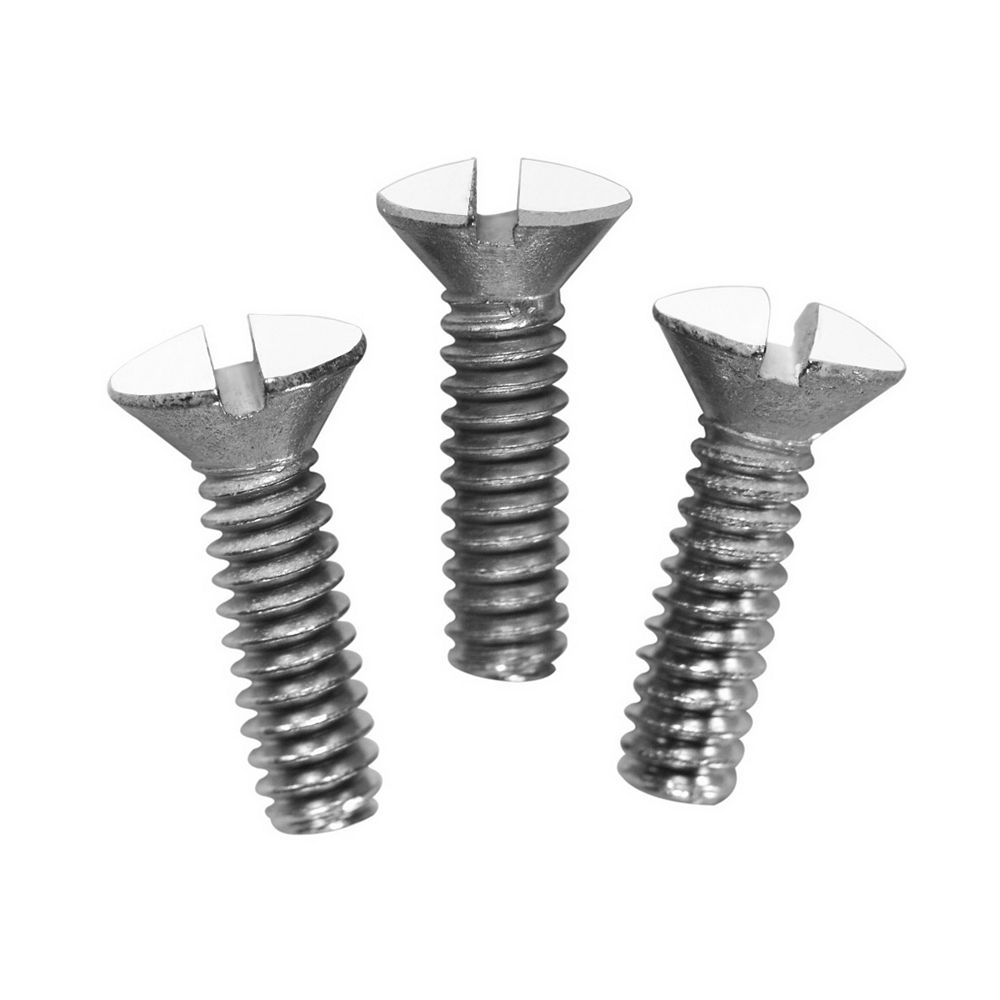 Leviton White replacement wallplate screws packed 10 units The Home