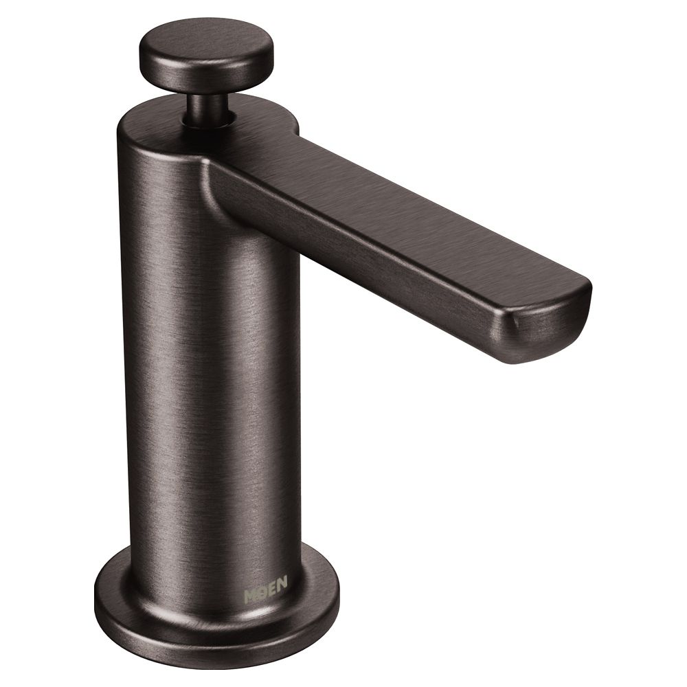 MOEN Modern Soap Dispenser In Black Stainless The Home Depot Canada   P 1001532517 