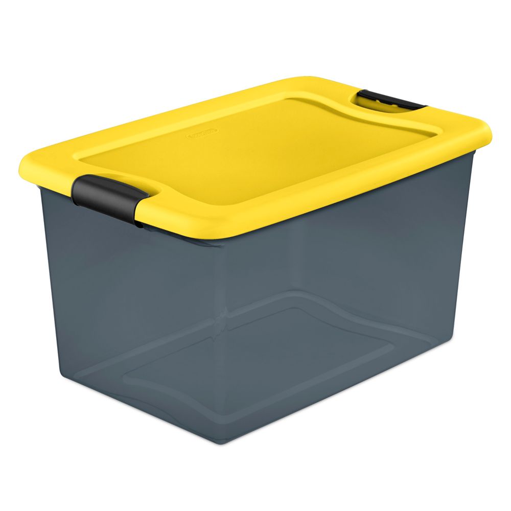 plastic stacking boxes with lids