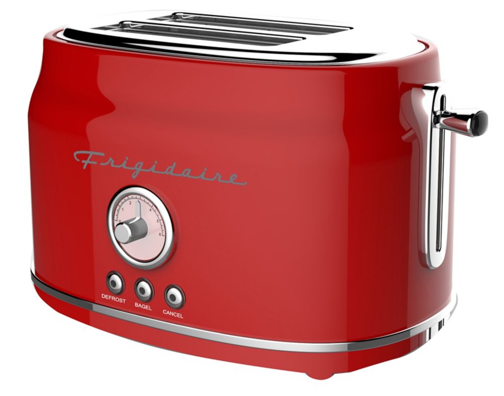 Frigidaire 2 Slice Retro Toaster Red The Home Depot Canada   P 1001532601 