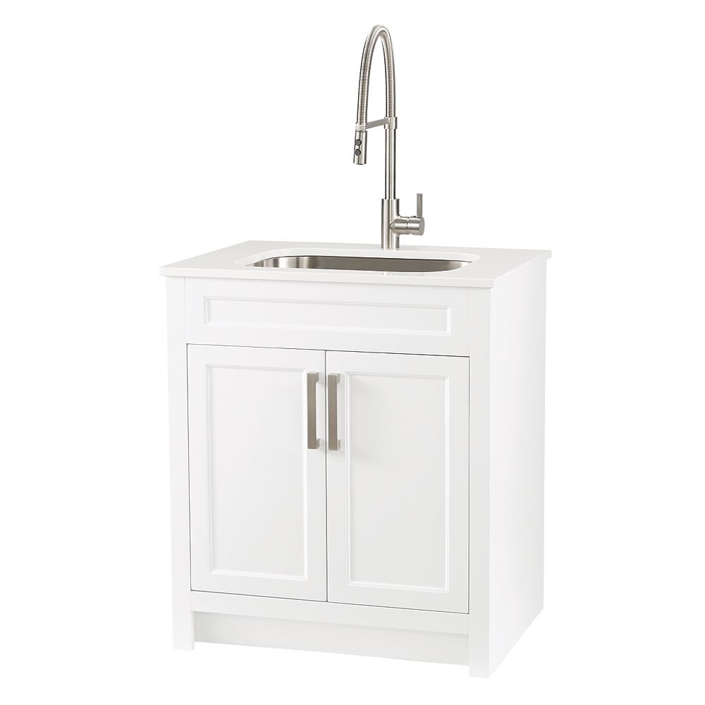 30 Inch Laundry Cabinet, Laundry Sink Vanity